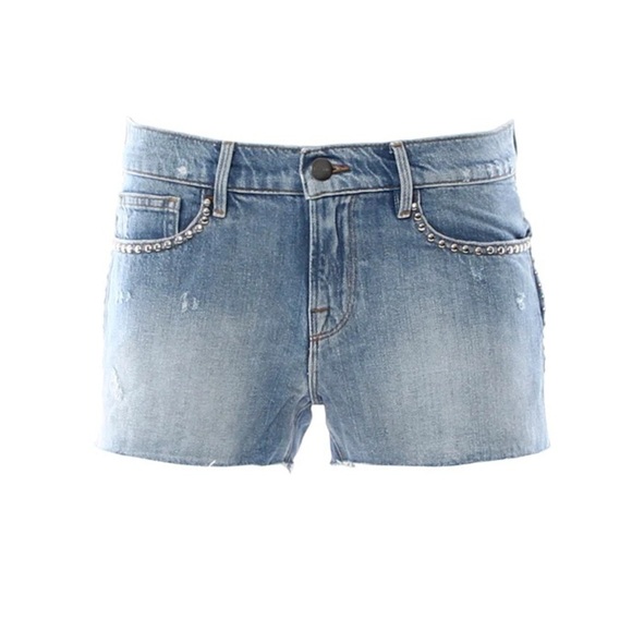 Frame Denim Le Studded Jean Shorts in Hester Size 27 - Picture 1 of 8